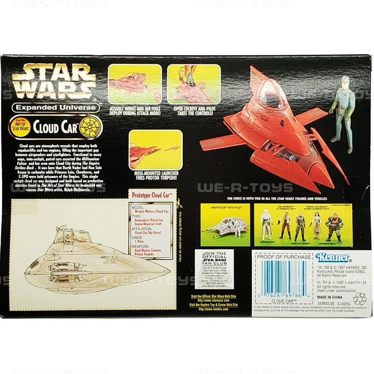 Star Wars POTF Expanded Universe Cloud Car with Exclusive Pilot
