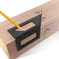 thumbnail image 1 of EGNMCR Règle en Aluminium pour Menuiserie Multifonction Angle 45/90 Degrés Règle Measuring Ruler, 1 of 6