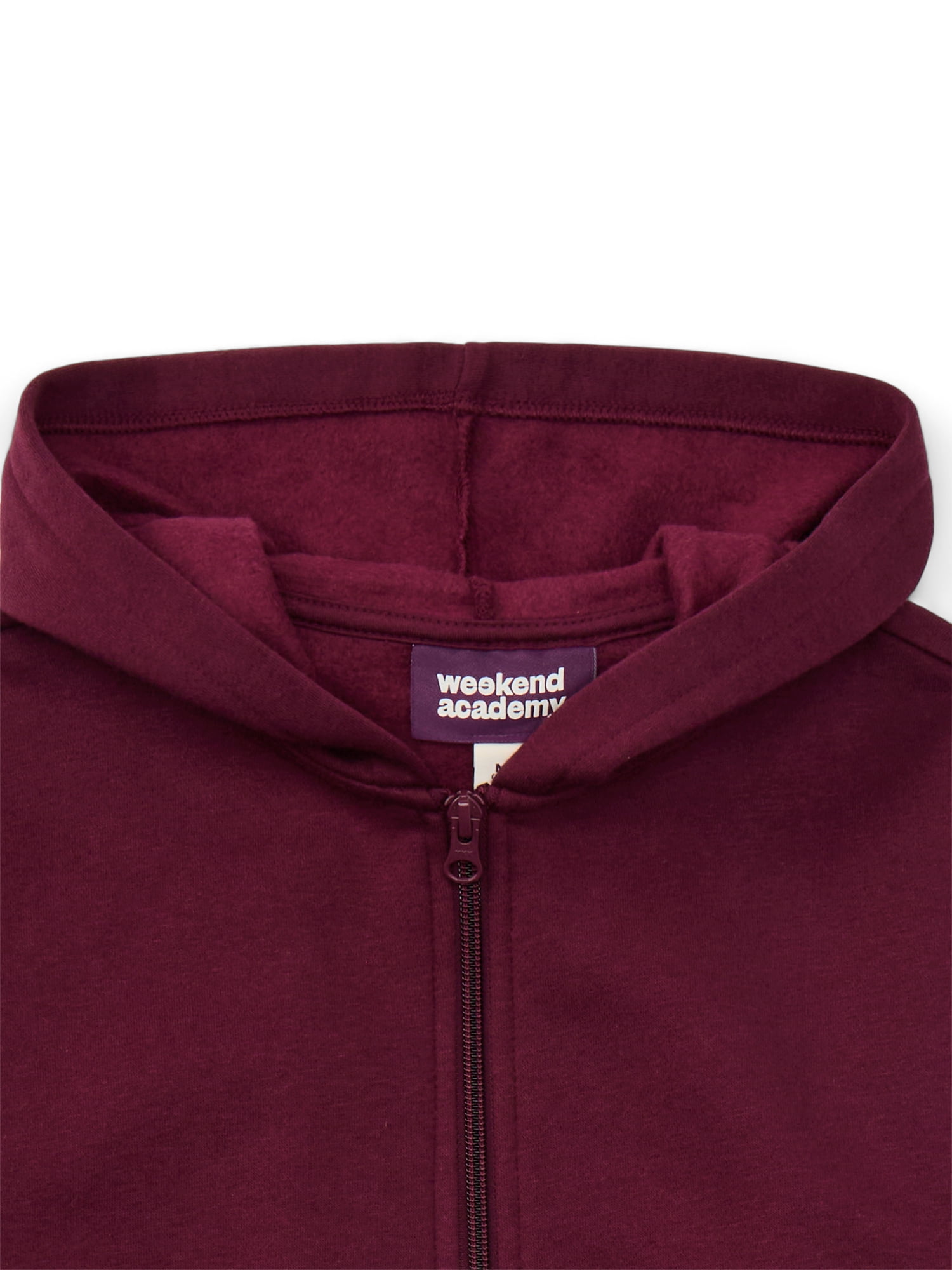 Weekend Academy Girls Hooded Full Zip Fleece Jacket, Sizes 4-18