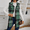 A41-Dark Green, variant on Women's Plaid Vest Coat Casual Button Front Sleeveless Blazer Jacket Outerwear with Pockets Black L