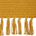thumbnail image 3 of Contemporary Home Living Gold Solid Ribbed Rectangular Cotton Decorative Throw 50" x 60", 3 of 3