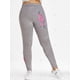 thumbnail image 3 of Pantalones Talla Extra Ajustados Estampado Floral Rosegal  Pantalones de talla grande, 3 of 5