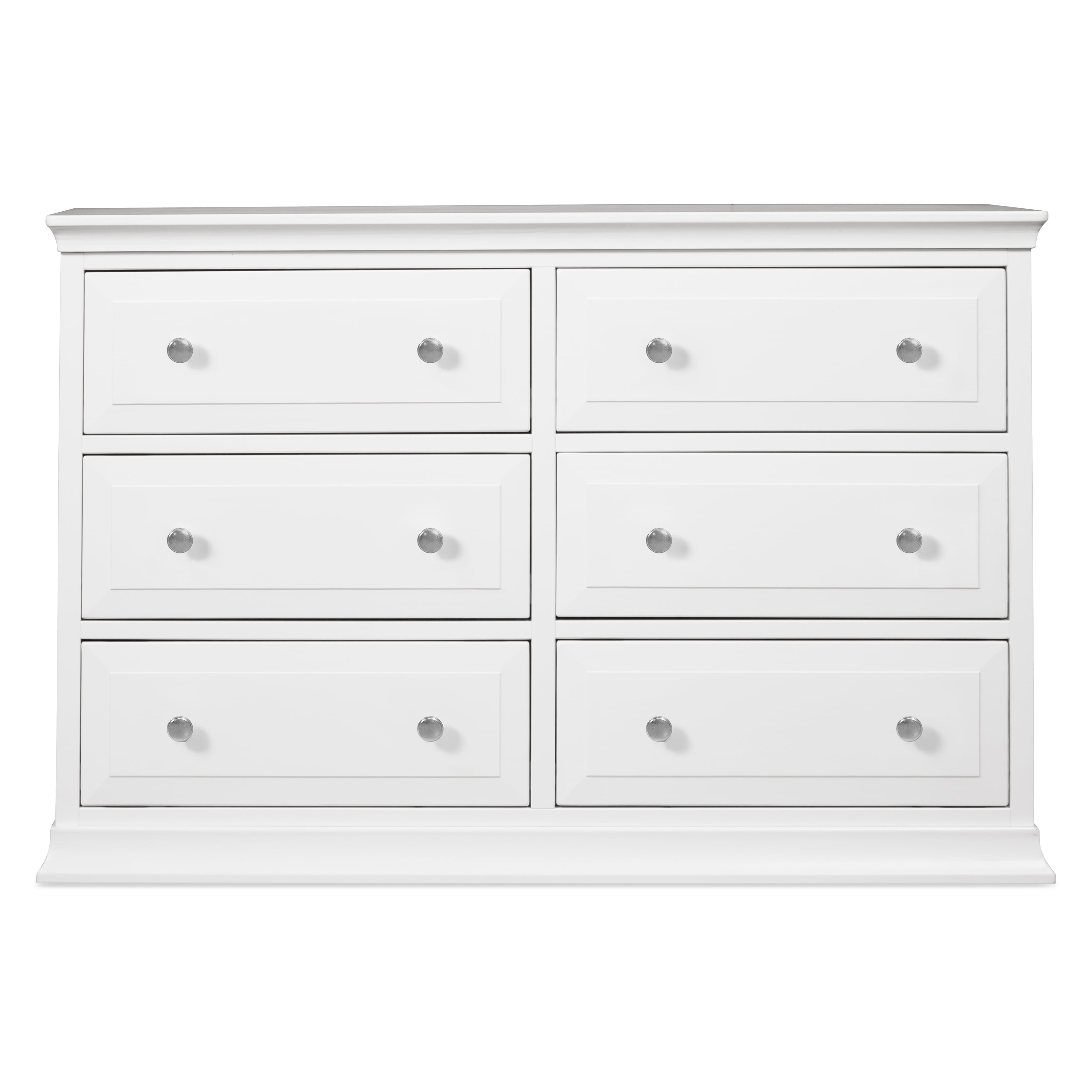 Davinci Signature 6 Drawer Double Dresser In White Walmart Com