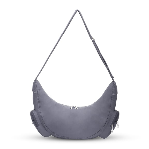 Duryarhall Women Crescent Shaped Single Shoulder Crossbody Bag Waterproof Design Casual Hobo Bag