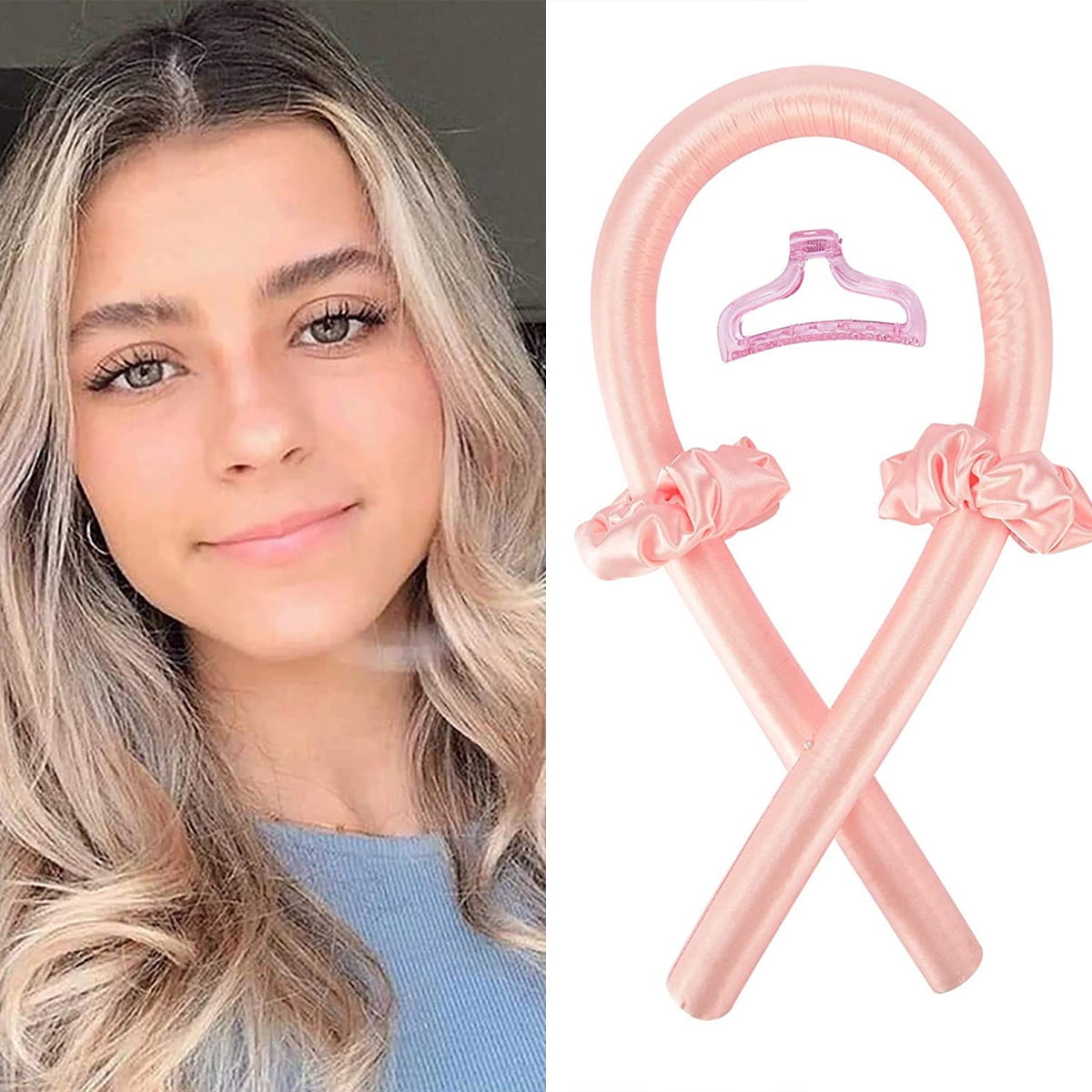 Vnanda Heatless Curling Rod Headband, No Heat Curlers Hair Rollers to