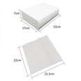 thumbnail image 3 of 400 toallas de papel higiénico comercial gruesas para cocina, baño, hogar, cocina y tienda (blanco), 3 of 7