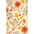 thumbnail image 2 of Dreamtimes Autumn Leaf Flowers Kitchen Towel, Dish Towels Quick Drying Tea Towels Absorbent Hand Towels for Kitchen Sink Dinner Table 28 x 18 Inches, Set of 4, 2 of 7