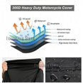 thumbnail image 2 of Applies toMotorcycle Cover UV Protection Dustproof Snowproof Outdoors All Years Motorcycle Waterproof Cover For ZONTES G1-125, 2 of 3