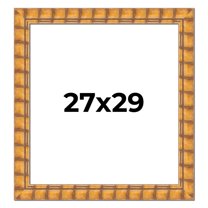 27x29 Frame Beige Real Wood Picture Frame Width 3 inches | Interior Frame Depth 0.5 inches |