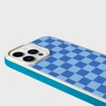 thumbnail image 3 of Caseco Mag-Safe iPhone 14 Pro Max Blue Checkerboard Print Case, 3 of 4