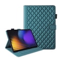 thumbnail image 3 of for Xiaomi Pad 7/7 Pro 2024/Xiaomi Pad 8/8 Pro 2025 11.2 inch Case, Rhombus Pattern Multiple Viewing Angles Stand Slim Folio Cover (Green), 3 of 6