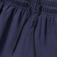 thumbnail image 5 of Besolor Mens Workout Shorts Straight Leg Elastic Wisted Drawstring Casual Lightweight Athletic Running Shorts with Pockets(3X-Large,Dark Blue), 5 of 7