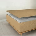 thumbnail image 2 of Zipper Fitted Sheet, (Twin Size 39x75) 6 Inch Deep Pocket, 100% Egyptian Cotton, 800 TC, Stripe Taupe., 2 of 7