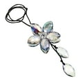 thumbnail image 2 of Ortofally 1Pc Rearview Mirror Crystal Pendant Alloy Chain Ornament Car Interior Hanging Rhinestone Heart Style Hanging Supplies (Colorful), 2 of 11