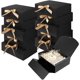 thumbnail image 1 of 10 Cajas de Regalo de Boda, 350gsm, Cajas de Regalo de Papel, con Bodas y Fiestas, Baby Shower, Halloween, Navidad, para Dulces/Aperitivos (Negro, 27x20x8cm), 1 of 4