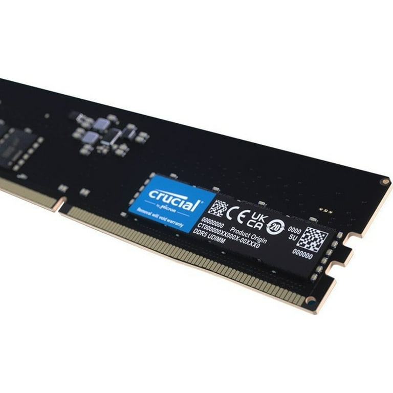 Crucial 64GB (2 x 32GB) 288-Pin PC RAM DDR5 4800 (PC5 38400) Desktop Memory  Model CT2K32G48C40U5