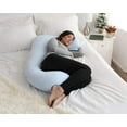 PharMeDoc Pregnancy Pillow, UShape Full Body Pillow and Maternity
