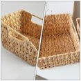 thumbnail image 4 of unbranded Cesta Decorativa Tejida En Tono Amarillo Claro Para Almacenar Objetos Y Mantener Orden, 4 of 8