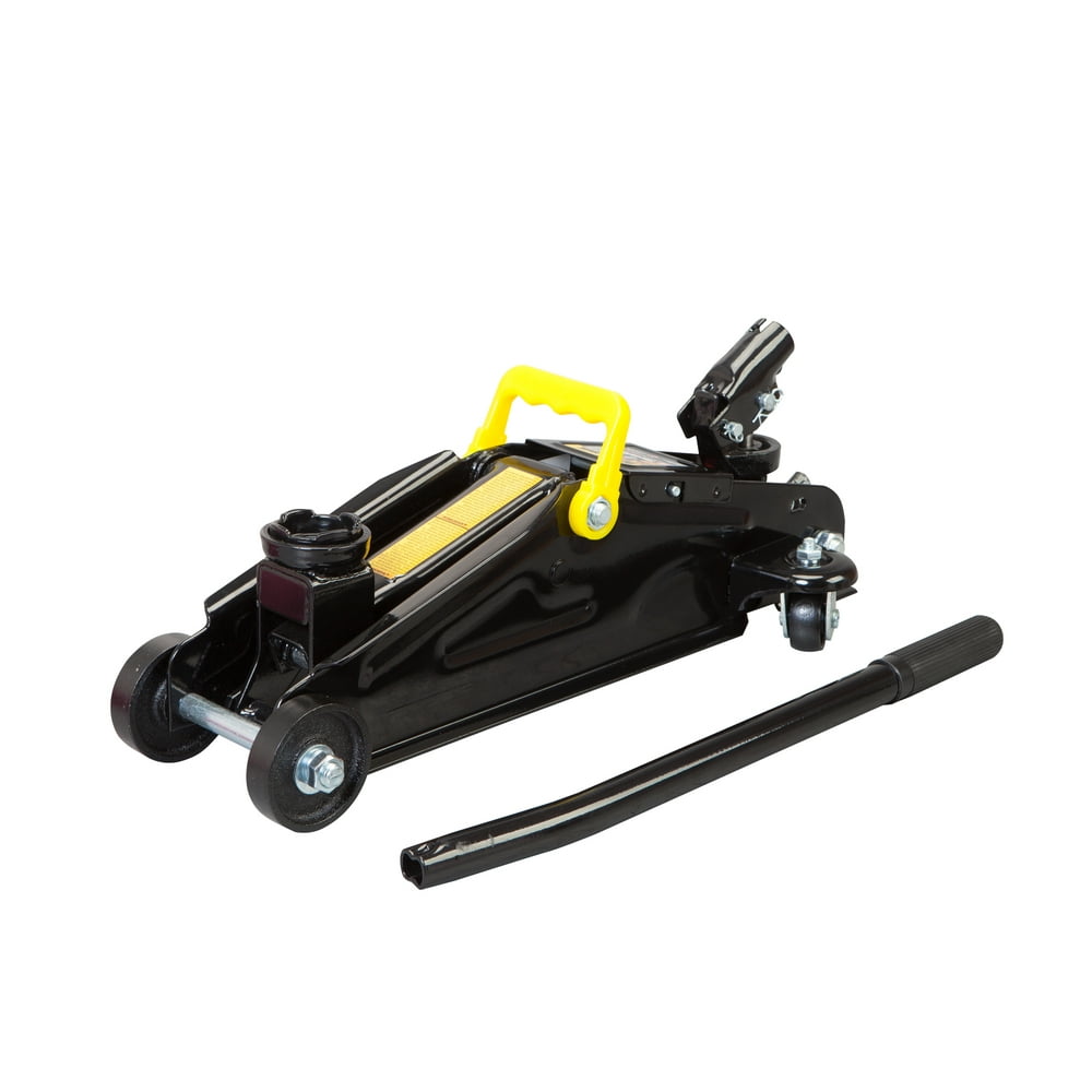 Black Jack 2 Ton Trolley Jack with 360 Rotation Handle Black T82016W