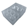 thumbnail image 5 of Bits N Things Cupcake / Muffin Container 6 Compartment High Dome Hinged OPS Plastic (40 Count), 5 of 5