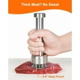 thumbnail image 2 of ABCISI Meat Tenderizer Tool, 304 Stainless Steel, with 21 Needles & Retractable Safety Guard, for Tenderizing Beef, Turkey, Chicken, Steak, Dishwasher Safe, 2 of 6