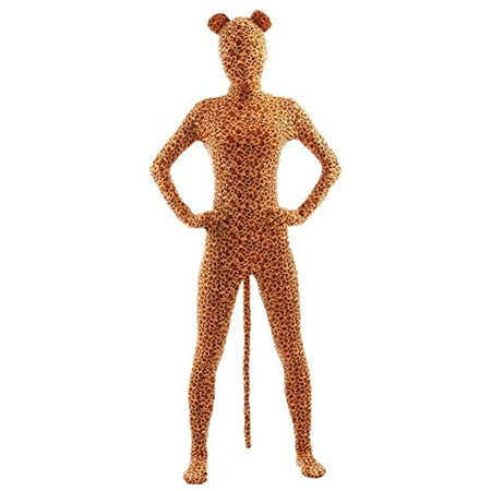 Ensnovo Adult Full Body Lycra Spandex Tiger Zentai Suit Costumes Leopard, M
