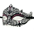 thumbnail image 2 of Couple Masquerade Masks Men Women Venetian Mardi Gras Mask For Halloween Cosplay Costume Wedding Party, 2 of 5