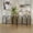 24"-6 Black, variant on CBJCBJ Indoor Pet Gate, 4 Panel Folding Dog Gate , 24"H Freestanding Metal Pet Fence for Cats and Dogs ,White
