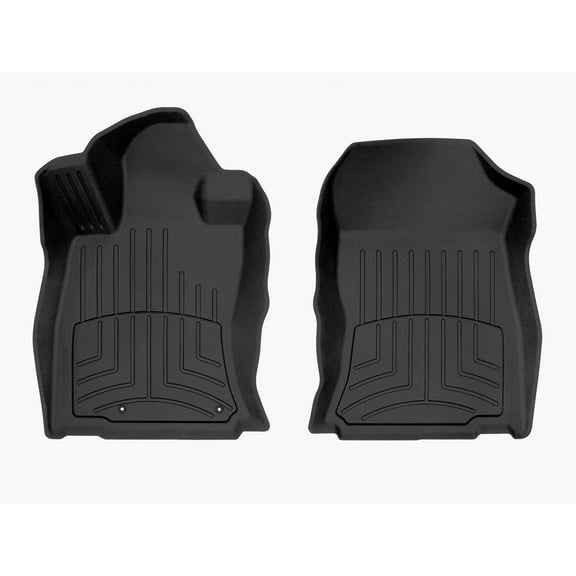 WeatherTech FloorLiner HP Custom Fit Floor Mats compatible with Subaru Forester, Forester Wilderness - 1st Row (Driver & Passenger), Black