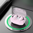 thumbnail image 2 of Pisexur - Auriculares inalámbricos Bluetooth 5.2 con luz RGB para hombre, con estuche de carga, ganchos para la oreja y micrófono integrado para deporte, llamadas nítidas, trabajo, música, electrónic, 2 of 6
