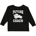 thumbnail image 3 of Inktastic Future Coach Sports Coaching Boys or Girls Long Sleeve Toddler T-Shirt, 3 of 5