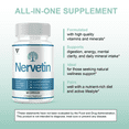 thumbnail image 3 of Nervetin Nootropic Supplement, Nervetin Maximum Strength (60 Capsules), 3 of 9