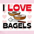 thumbnail image 2 of CafePress - I Love Bagels Infant Bodysuit - Baby Light Bodysuit, Size Newborn - 24 Months, 2 of 4
