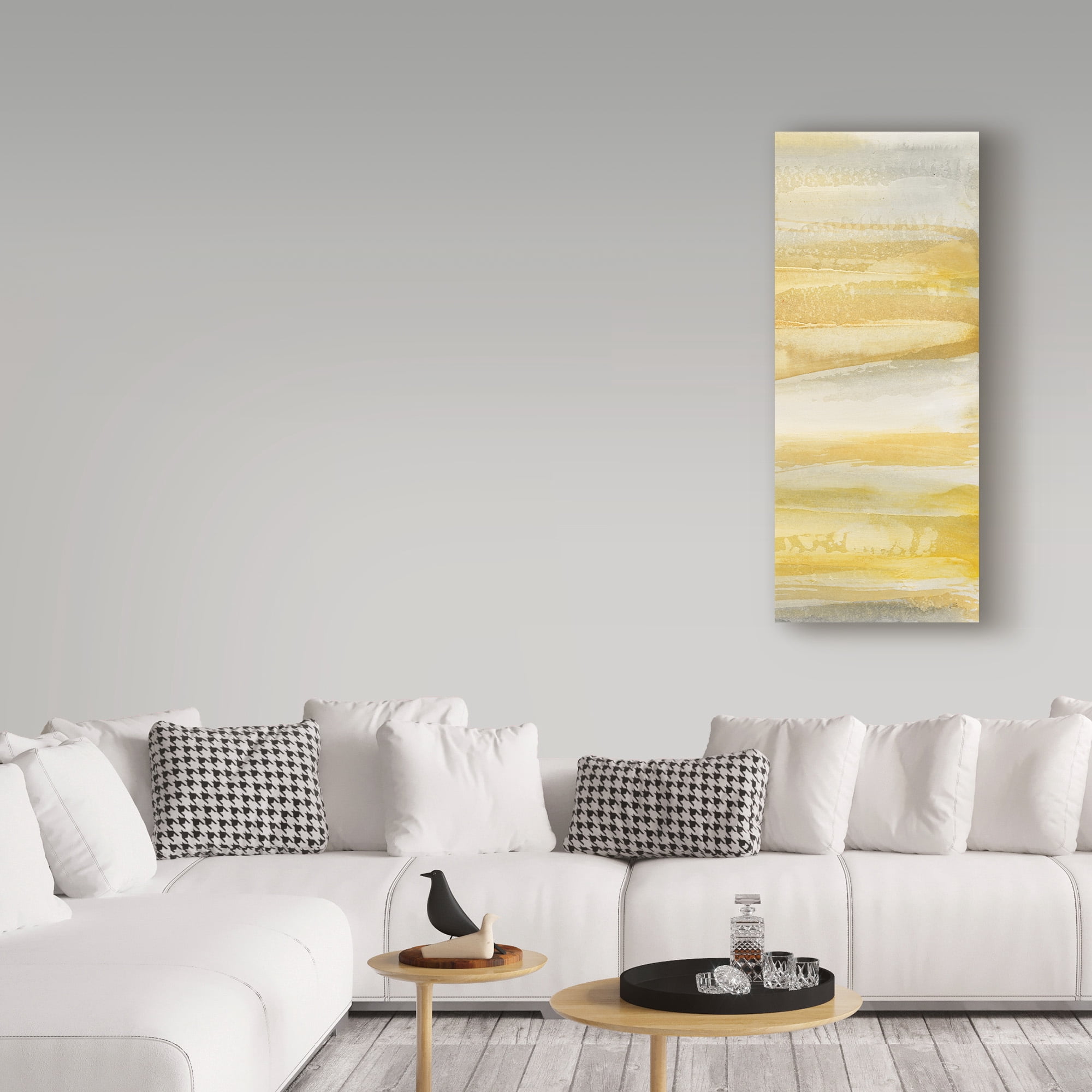 Trademark Fine Art 'Grey and Gold III' Canvas Art by Chris Paschke