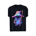 thumbnail image 1 of Mystical Mushroom Wizard Graphic Tee - 100% Cotton, 1 of 6