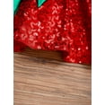 thumbnail image 7 of Alvivi Kids Girls Shiny Sequin Christmas Dress Elf Costume Dance Leotard 4-14 A Red 8, 7 of 7