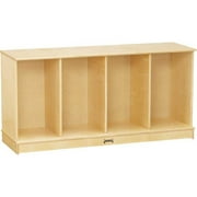Jonti-Craft Stacking Open Lockers - 4 Sections