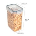 thumbnail image 3 of JeashCHAT Airtight Food Storage Containers for Kitchen & Pantry Organization and Storage BPA Free Plastic Food Containers with Lock Lids - Sugar, Flour, Pasta & Cereal Canister, 3 of 6