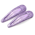 thumbnail image 3 of romoty Sparkly Sequin Hair Clips for Girls and Women, 2PCS Plastic Glitter Barrettes for Hair Styling, 2.5 Inch Shimmering Hair Accessories for Birthday Parties and Daily Wear, 3 of 8