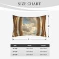 thumbnail image 4 of Xecao Golden Drapes Pillars Clouds for Decorative Throw Pillow Case for Couch,Sofa or Bed Set,Pillow Cover for Sofa Home Decor Ideal Gift(Pillow core not included)-20"x30", 4 of 6