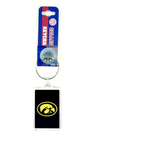 Acrylic Square Key Tag - Iowa Hawkeyes NCAA Acrylic Key Chain