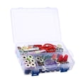 thumbnail image 1 of Carrete de hilo de coser Colores mezclados 32 Bobinas de hilo + 32 Carretes de hilo Accesorios de costura Kit de suministros con cinta métrica Agujas de coser Estuche de almacenamiento para Brother Ja Abanopi Carrete de hilo de coser, 1 of 7