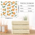 thumbnail image 6 of Yayeee 6 Pack Kitchen Dish Cloths for Washing Dishes Soft Absorbent Microfiber Towels, Orange, 6 of 9