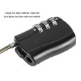 thumbnail image 3 of Cerradura de código de aduanas Tsa cerradura de alambre Tsa práctica compacta duradera puerta para y deportivos, 3 of 8