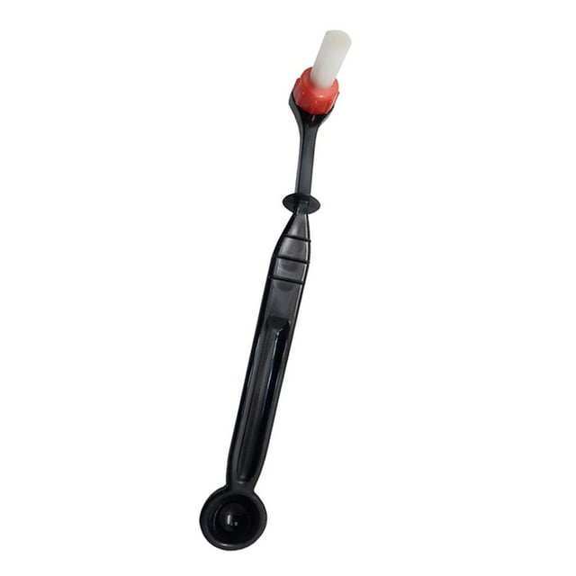 Angled Coffee Machine Cleaning Brush Espresso Maker Cleaner for Barista Nylon Black