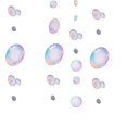 thumbnail image 2 of 2M Bubble Flag Telones de fondo 3D Floating Kids Birthday Party Supplies (Violeta), 2 of 3