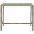 thumbnail image 6 of Modway Conduit 5 Piece Outdoor Patio Wicker Rattan Set in Light Gray Mocha, 6 of 7