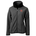 thumbnail image 2 of Women's Cutter & Buck Charcoal Tampa Bay Buccaneers Throwback Cascade Eco Sherpa Fleece Full-Zip Jacket, 2 of 3