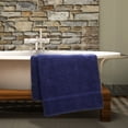 thumbnail image 3 of Luxury Hotel & Spa Collection Highly Absorbent, Quick Dry 100% Turkish Cotton 700 GSM, Eco Friendly Towel, for Bathroom Dobby Border Soft Bath Towel Set 27 X 54 -Navy Blue, Bath Towels - Set of 4, 3 of 6