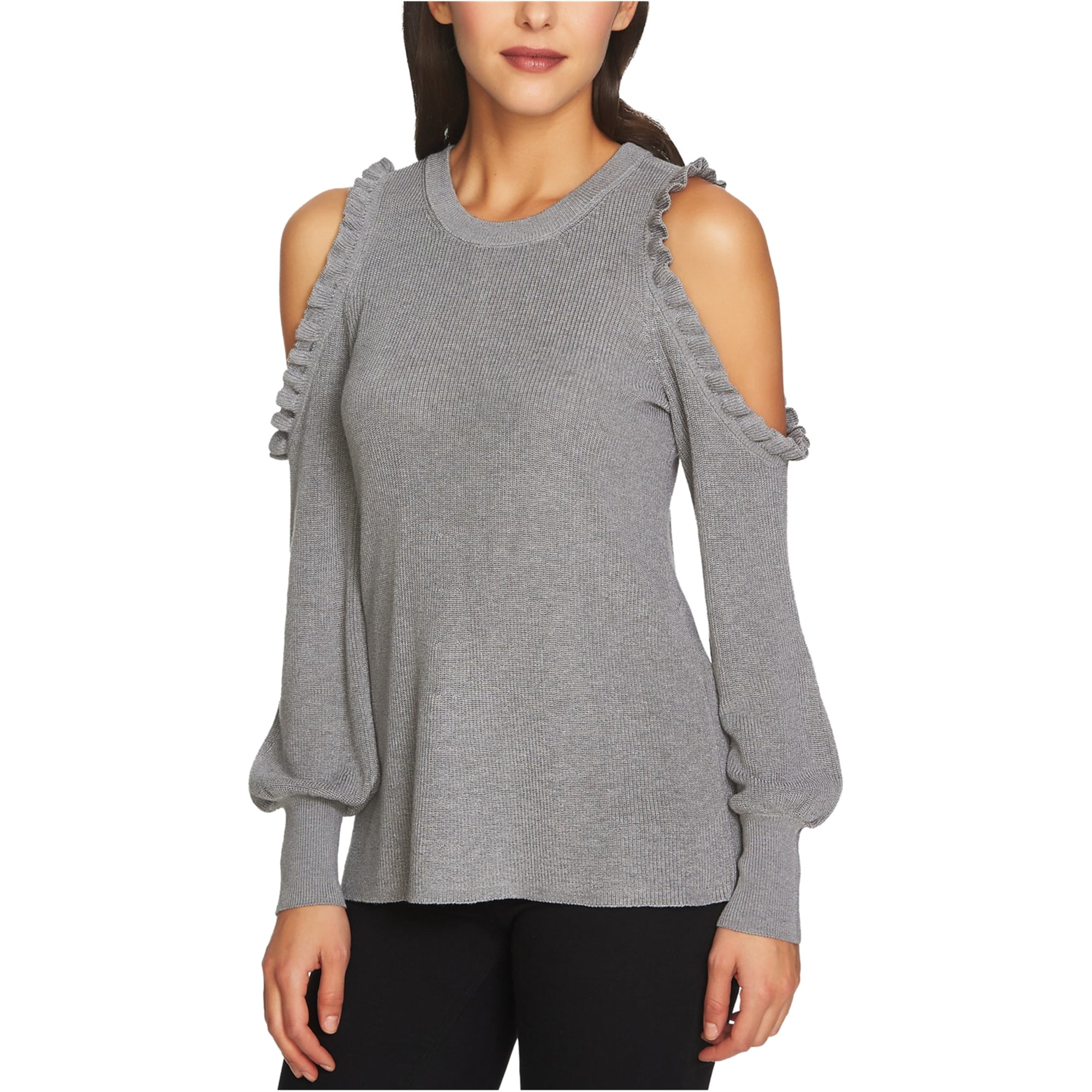 1 state bubble sleeve sweater